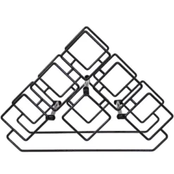 Sunnydaze Decor Sunnydaze Modern 6-Bottle Triangular Wine Rack - Indoor Steel Wire Tabletop Accent 10 Sunnydaze Decor Sunnydaze Modern 6-Bottle Triangular Wine Rack - Indoor Steel Wire Tabletop Accent -Baxton Studio Shop GUEST 92fa8784 0020 4d14 86a4 6b41c00a40e2