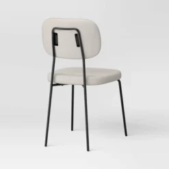 Set Of 2 Upholstered With Metal Base Dining Chair Chairs Cream Boucle - Room Essentials™ -Baxton Studio Shop GUEST 930ac56e b209 47d5 a460 9b5fe65899a9