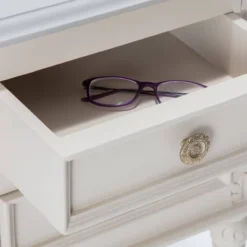 Richards Side Table With 2 Drawers White - Finch 13 Richards Side Table With 2 Drawers White - Finch -Baxton Studio Shop GUEST 93e57318 a6dc 4fbb 9cdb a56d4155e2da