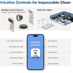 ECOVACS DEEBOT N30 PRO OMNI Robot Vacuum And Mop Edge Mopping Hot Air-Drying Hot Water Mop Washing -Baxton Studio Shop GUEST 93ef3332 677a 40c1 af38 ab8db962d004