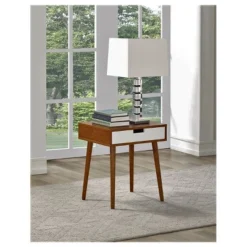 Legacy Decor Hardwood End Side Table Nightstand With Drawer 5 Legacy Decor Hardwood End Side Table Nightstand With Drawer -Baxton Studio Shop GUEST 94218f6d 1c62 44e8 9e4e 42a8cbbe7d65