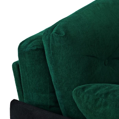 74.01" Chenille Convertible Pull Out Loveseat Sofa Bed With Thicked Cushions And Side Storage, Queen Size Sofa Bed 12 74.01" Chenille Convertible Pull Out Loveseat Sofa Bed With Thicked Cushions And Side Storage, Queen Size Sofa Bed - Image 12