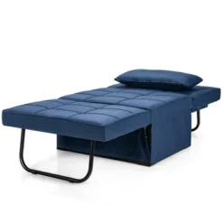 Costway 4 In 1 Multi-Function Sofa Bed Convertible Sleeper Folding Ottoman -Baxton Studio Shop GUEST 943b0a58 21b6 4acd b568 d57e808e1f09