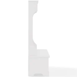 Wood Hall Tree In White-Pemberly Row -Baxton Studio Shop GUEST 949c15e7 e647 4e81 a5d4 890305a51725