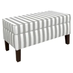 Lizzie Storage Bench In Patterns - Skyline Furniture -Baxton Studio Shop GUEST 94ec202a cbc6 4f8b ab2b 923ba3a1cb61