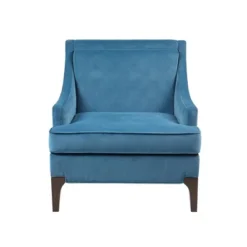 Anna Arm Accent Chair Blue - Martha Stewart