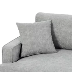 80.7" Modern Upholstered Loveseat Sofa With Metal Legs And 2 Pillows-ModernLuxe 20 80.7" Modern Upholstered Loveseat Sofa With Metal Legs And 2 Pillows-ModernLuxe -Baxton Studio Shop GUEST 9618f10b 3e7d 40cc 9fe3 4c50e06b0132