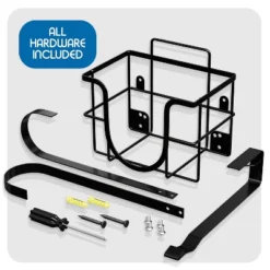 Bryt Ironing Board Holder Wall Mount & Over The Door Hanger, Laundry Room Storage & Organization, Iron & Ironing Board Hanger T&V Shaped, Black 11 Bryt Ironing Board Holder Wall Mount & Over The Door Hanger, Laundry Room Storage & Organization, Iron & Ironing Board Hanger T&V Shaped, Black -Baxton Studio Shop GUEST 96247b32 6408 4b49 afb4 4639a465d193