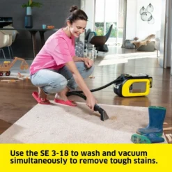 Karcher Kärcher SE 3-18 Compact Cordless Carpet Cleaner, Upholstery, Spot Cleaner, Extractor, Tool Only 11 Karcher Kärcher SE 3-18 Compact Cordless Carpet Cleaner, Upholstery, Spot Cleaner, Extractor, Tool Only -Baxton Studio Shop GUEST 96846b25 2ad6 484f bd95 ac6dde0e366a