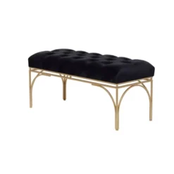 Rectangular Glam Velvet Bench - Olivia & May 25 Rectangular Glam Velvet Bench - Olivia & May -Baxton Studio Shop GUEST 9685d032 2325 427c 8cde 6d46070d7bc4