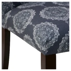 Hendrix Dining Chair In Damask - Skyline Furniture -Baxton Studio Shop GUEST 96882cd1 1028 4c9f 939f daf074699251