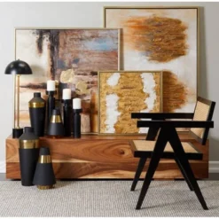 Contemporary Wood Block Bench Brown - Olivia & May -Baxton Studio Shop GUEST 972c043b 1d18 461b af72 ff32523a9eda