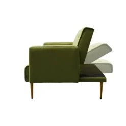 Hybition Modern Convertible Futon Sleeper With Mattress, Sturdy Metal Frame & Legs, Foldable Backrest Sofabed -Baxton Studio Shop GUEST 97a087b7 4a7b 4d13 babe e41ccc5a0607