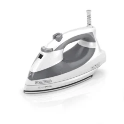 BLACK+DECKER Black & Decker F976 Quickpress Iron With Smart Steam Technology, White/Silver -Baxton Studio Shop GUEST 97bf3b1c f0bb 4254 a4ba 4f06544a8888