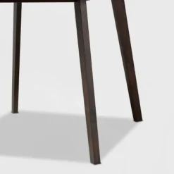 5pc Britte Fabric Upholstered Wood Dining Set - Baxton Studio -Baxton Studio Shop GUEST 97ce016b 5350 40d4 b948 15a8263d74af