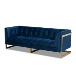 Ambra Velvet Sofa - Baxton Studio -Baxton Studio Shop GUEST 984422fa 480f 4a5a aeb6 6075a7301053
