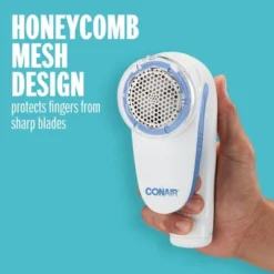 Conair Fabric Shaver - White: Portable Lint & Sweater Shaver, Battery Operated 16 Conair Fabric Shaver - White: Portable Lint & Sweater Shaver, Battery Operated -Baxton Studio Shop GUEST 9877d505 f7f7 4925 b983 9252a063db8c