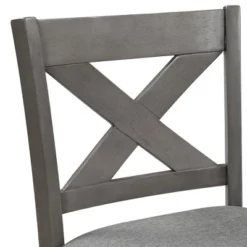 5 PCS Counter Height Wood Dining Table Set-ModernLuxe -Baxton Studio Shop GUEST 989c2ddb 57f5 461f a894 c97b49196715