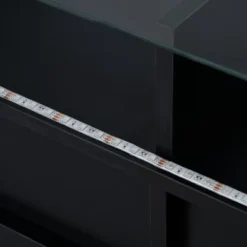 ModernLuxe Modern Stylish Functional TV Stand With Color Changing LED Lights High Gloss TV Cabinet -Baxton Studio Shop GUEST 98a0cc69 cdcc 4b4b 98be 045a017ade7c