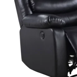 39" Eilbra PU Recliner Sofa Black- Acme Furniture -Baxton Studio Shop GUEST 98d19549 381c 47d4 b666 d2b25ab7a9bd