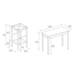 5pc Lancer Faux Marble Tavern Set - Linon 35 5pc Lancer Faux Marble Tavern Set - Linon -Baxton Studio Shop GUEST 98d42823 10d5 4e47 aee4 6f6042e124cf