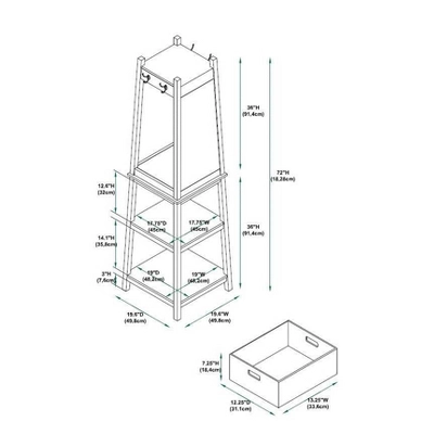 Jolene Rotating Coat Rack - Powell 12 Jolene Rotating Coat Rack - Powell - Image 12