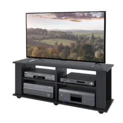 Flat Panel TV Stand For TVs Up To 57" CorLiving Ravenwood Black -Baxton Studio Shop GUEST 9919026f 10c4 4f7c b612 a48484328908