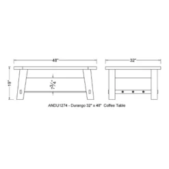 Alaterre Furniture Durango Industrial Wood Coffee Table Dark Brown: Rustic Acacia & Steel, Fixed Shelf -Baxton Studio Shop GUEST 99e78fb4 cf30 43c1 94ea 7fc7977d3389
