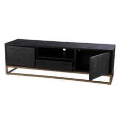 Dogafte Reclaimed Wood TV Stand For TVs Up To 63" Black - Aiden Lane -Baxton Studio Shop GUEST 9a66b792 fcfa 4cfb bb50 a51a63698404