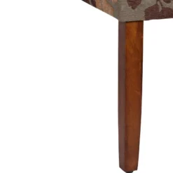 Parsons Dining Chair Brown/Tan - HomePop: Upholstered, Wood Legs, Foam Cushion, Spot Clean, K1136-F975 -Baxton Studio Shop GUEST 9aa35ff4 55c8 4b43 8964 c219a830a4da