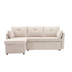 81.1" L-Shaped Modular Corduroy/Chenille Fabric Sofa, Reversible Sectional Couch With Storage Chaise 4W - ModernLuxe 19 81.1" L-Shaped Modular Corduroy/Chenille Fabric Sofa, Reversible Sectional Couch With Storage Chaise 4W - ModernLuxe -Baxton Studio Shop GUEST 9abce3a0 2b02 401f b9ca c639d2879de2