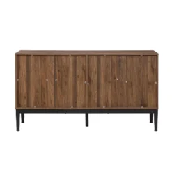 Hargapas 55" Morden 4 Door Storage Sideboard With Metal Legs | KARAT HOME -Baxton Studio Shop GUEST 9addb4f6 f08a 4b6a b1d2 3fa063eb32f2