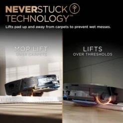 Shark Power Detect 2-in-1 Robot Vacuum And Mop With NeverTouch Pro Base - RV2820ZE -Baxton Studio Shop GUEST 9b57b844 33c2 4105 8351 3215053d3e7e