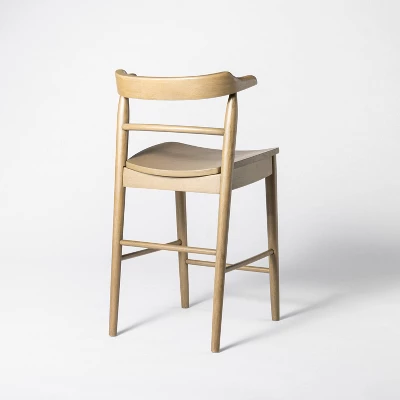 Kaysville Curved Back Wood Counter Height Barstool - Threshold™ Designed With Studio McGee 3 Kaysville Curved Back Wood Counter Height Barstool - Threshold™ Designed With Studio McGee - Image 3