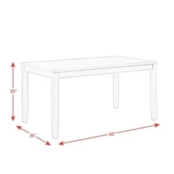 Alexa Dining Collection Standard Height - Picket House Furnishings -Baxton Studio Shop GUEST 9c11b2e1 7cc5 4b67 9add 09e3ba439ee2