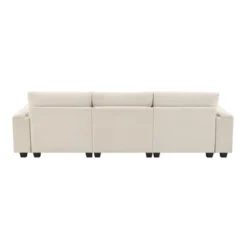 YOOCOZZ Sectional Sofa With Drop-Down Table, Cup Holders, Bluetooth Speakers, Hidden Armrest Storage And USB Charger -Baxton Studio Shop GUEST 9cd856c4 e97e 4e66 9a6e f57af9a335b8