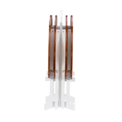 Austin Tray Table Set White/Hazelnut - Powell Company -Baxton Studio Shop GUEST 9d97a05c cbab 4267 93a6 b915d13e9df5