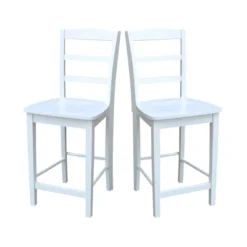 Madrid Stool - International Concepts -Baxton Studio Shop GUEST 9e2502fc b4a5 420a ae42 58175213e8a8