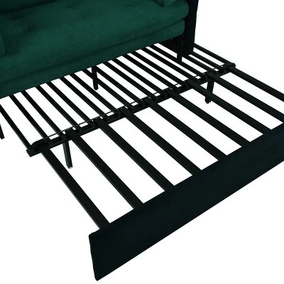 74.01" Chenille Convertible Pull Out Loveseat Sofa Bed With Thicked Cushions And Side Storage, Queen Size Sofa Bed 11 74.01" Chenille Convertible Pull Out Loveseat Sofa Bed With Thicked Cushions And Side Storage, Queen Size Sofa Bed - Image 11