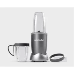 Nutribullet Original Personal Blender 600W Silver: Stainless Steel Blades, Smoothie Maker, Dishwasher-Safe Parts