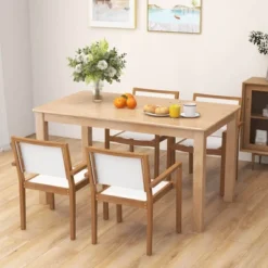 Costway Stackable Dining Chair Set Of 2/4 With Wear-resistant Fabric & Breathable Backrest 13 Costway Stackable Dining Chair Set Of 2/4 With Wear-resistant Fabric & Breathable Backrest -Baxton Studio Shop GUEST 9e761d4e 96c6 4bd1 8731 121b23ccacf9