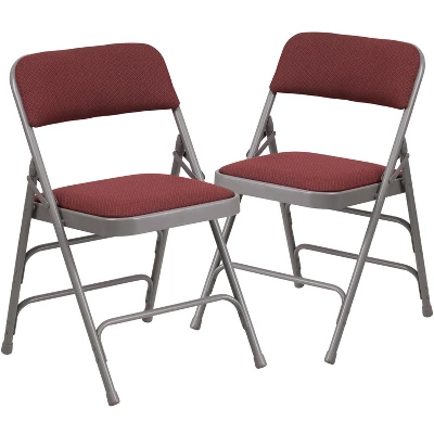 Emma And Oliver 2 Pack Home & Office Party Events Fabric Padded Metal Folding Chair 12 Emma And Oliver 2 Pack Home & Office Party Events Fabric Padded Metal Folding Chair - Image 12