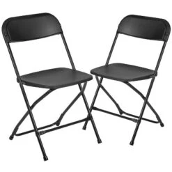 Flash Furniture Hercules™ Series Plastic Folding Chair - 2 Pack 650LB Weight Capacity -Baxton Studio Shop GUEST 9eb2f318 98d0 43e6 9633 722b97531d84