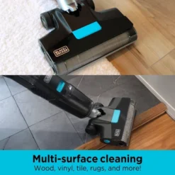 Black & Decker Black + Decker Multi-Surface Cordless Wet And Dry Vacuum + Wash Duo With Accessories And HEPA Filter Black: Rechargeable, Bagless, Lithium Ion Battery -Baxton Studio Shop GUEST 9ee5153f d41a 4b5a bcdd 53add8c7a165