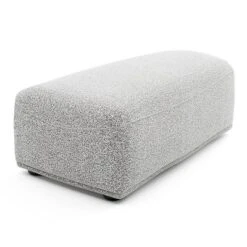 HOMES: Inside + Out 5pc Povoa 159" Modular Curved Sectional Sofa Modern Boucle With Extendable Backrest Light Gray -Baxton Studio Shop GUEST 9f48ca07 d148 4905 b688 4a48073829cd