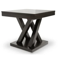 Everdon Modern End Table Dark Brown - Baxton Studio -Baxton Studio Shop GUEST 9f4c6907 f2de 4004 a866 d592538284da