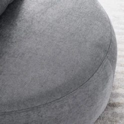 Modern Chenille Accent Reading Chair, High-Stretch Round Lounge Sofa-ModernLuxe -Baxton Studio Shop GUEST 9f5cafd6 bd28 4c55 a391 ed0e1942e1e6