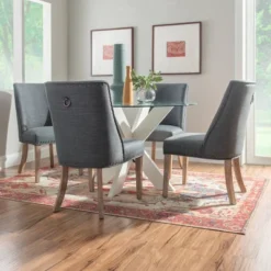 Axbridge Dining Table - Powell 22 Axbridge Dining Table - Powell -Baxton Studio Shop GUEST 9fc3317c df97 4cc6 87ab aa7d308204cd