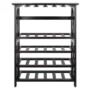 Rio 24 Bottles Wine Rack Wood/Espresso - Winsome