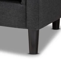 Bisset Chesterfield Chair Gray - Baxton Studio -Baxton Studio Shop GUEST 9fee3ab8 1493 4d5f 9400 7c1fdb10f8bc